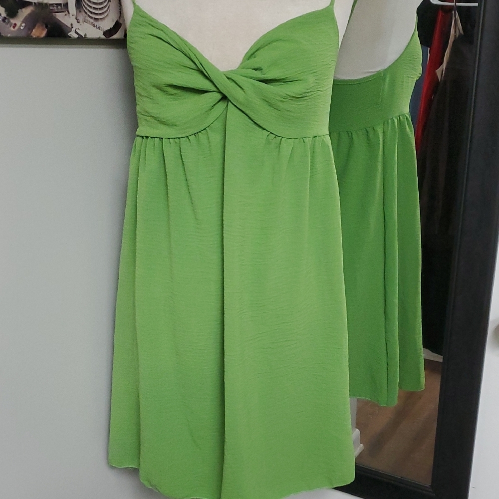 Beautiful Green Empire Waist Sundress Dress From See You Monday For Anthro Sz Md